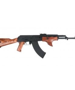 PSAK-47 GF3 Forged Nutmeg Wood Shark Fin with Cheese Grater Upper Hand Guard Rifle - 51655112882