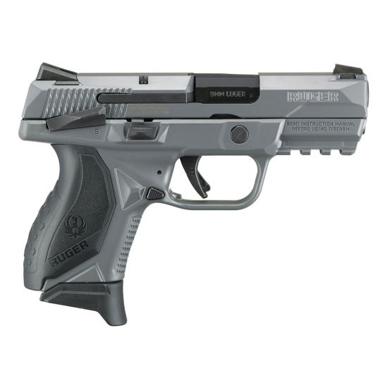 Ruger American Compact 9mm Pistol, Gray Cerakote - 8683 Ruger American Compact 9mm Pistol