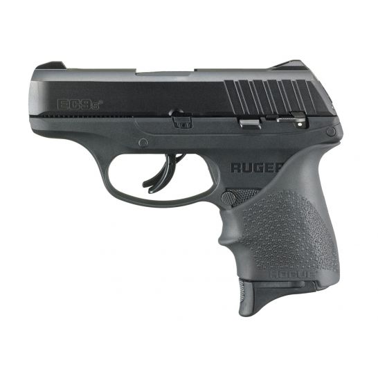 Ruger EC9S 9mm Pistol With Hogue Grip, Black - 13211 Ruger EC9S 9mm Pistol With Hogue Grip
