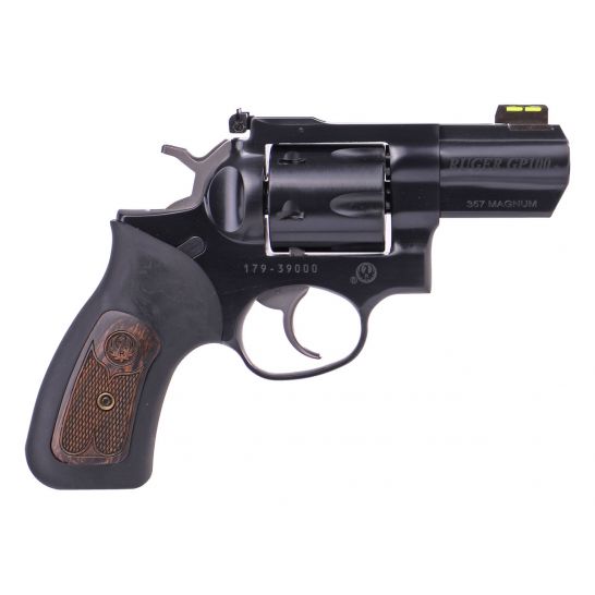 Ruger GP100 Carry 3" .357 Magnum Revolver, Black - 1790 Ruger GP100 Carry 3" .357 Magnum Revolver