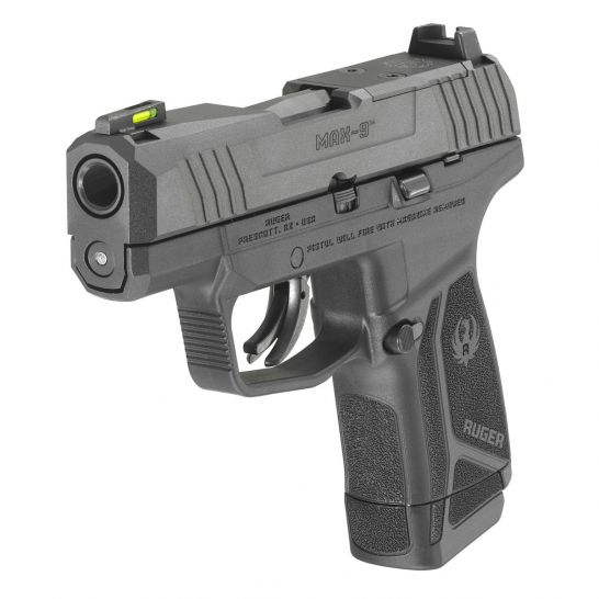 Ruger Max 9 Optics Ready 9mm Pistol, Black - 3503 Black - 3503