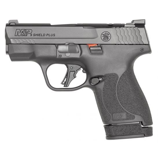 S&W M&P Shield Plus Optics Ready 9mm Pistol, Black - 13534 S&W M&P Shield Plus Optics Ready 9mm Pistol