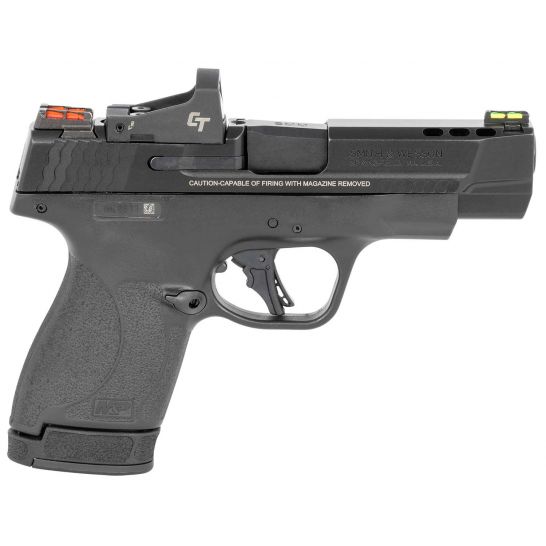 Smith & Wesson M&P9 Shield Plus 9mm 13rd 4" Ported Barrel w/ CT Red Dot - 13253 Smith & Wesson M&P9 Shield Plus 9mm 13rd 4" Ported Barrel w/ CT Red Dot - 13253