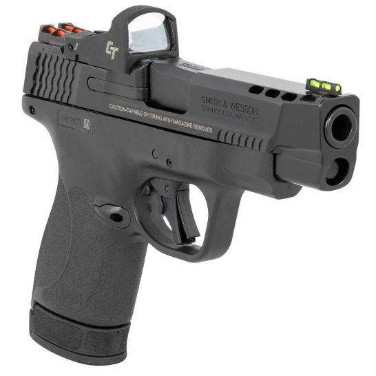Smith & Wesson M&P9 Shield Plus 9mm 13rd 4" Ported Barrel w/ CT Red Dot - 13253 SMITH & WESSON