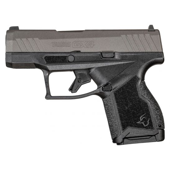 Taurus GX4 9mm Pistol, Black/Tungsten - 1-GX4M93C Taurus GX4 9mm Pistol