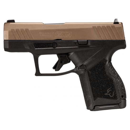Taurus GX4 9mm Pistol, Midnight Bronze/Black - 1-GX4M93L Taurus GX4 9mm Pistol