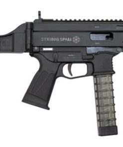 Grand Power Stribog SP9A1 Gen2 9mm, 8" Barrel, Folding SB Tactical Pistol Brace, Black, 3 x 30rd