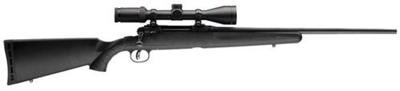 Savage Axis II XP, Weaver Kaspa Scope Bolt 22-250 Rem 22" Barrel, Black Synthetic Stock, 4rd Savage Axis II XP, Weaver Kaspa Scope Bolt 22-250 Rem 22" Barrel, Black Synthetic Stock, 4rd