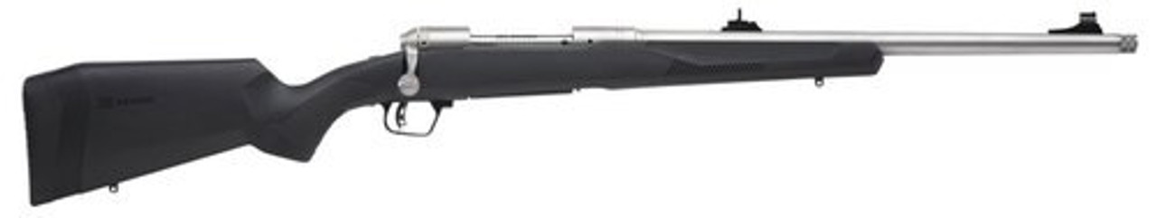 Savage 10/110 Brush Hunter 338 Winchester Magnum, 20" Barrel, Stainless Steel,, , Synthetic, 4 rd Savage 10/110 Brush Hunter 338 Winchester Magnum, 20" Barrel, Stainless Steel,, , Synthetic, 4 rd