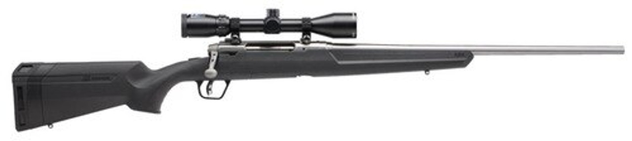 Savage Axis II XP Package 308 Win, 3X9X40 Scope, 22" Barrel, Stainless Steel, 4rd Savage Axis II XP Package 308 Win, 3X9X40 Scope, 22" Barrel, Stainless Steel, 4rd