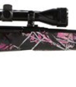Savage Axis XP Camo Compact, 7MM-08, 20" Barrel, Black Color, Muddy Girl Camo Polymer Stock, Weaver 3-9x40 Scope, 4Rd, Detachable Box Magazine