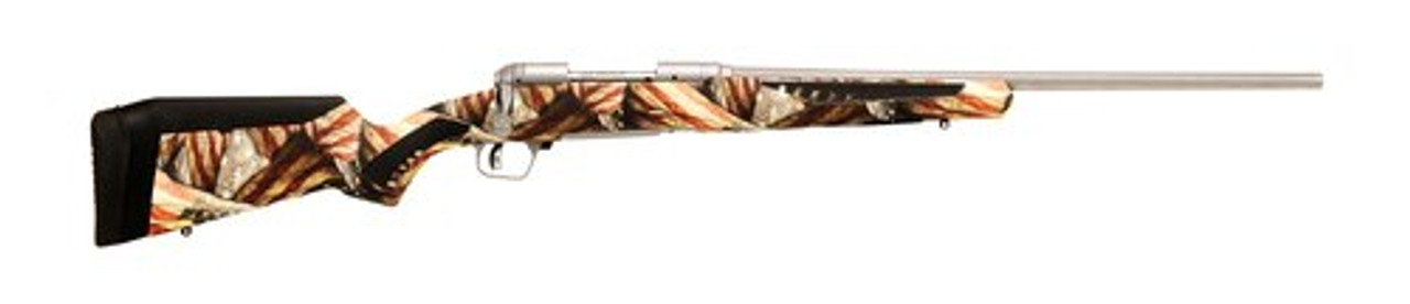 Savage 10/110 Storm .30-06 Springfield, 22" Barrel, American Flag, Stainless Steel, 4rd Savage 10/110 Storm .30-06 Springfield, 22" Barrel, American Flag, Stainless Steel, 4rd