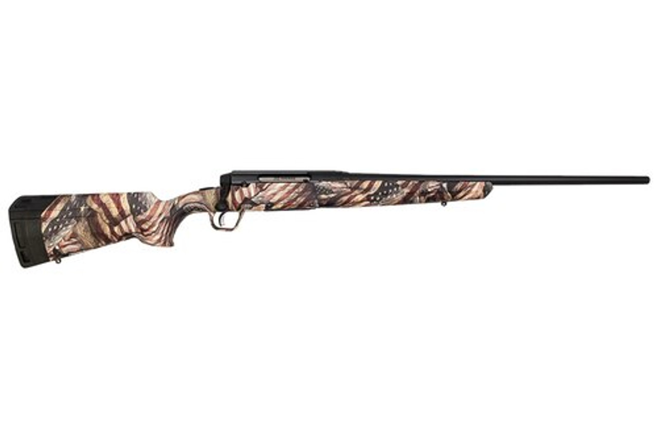 Savage AXIS II 243 Win, 22" Barrel, American Flag Synthetic Stock, 4rd Savage AXIS II 243 Win, 22" Barrel, American Flag Synthetic Stock, 4rd