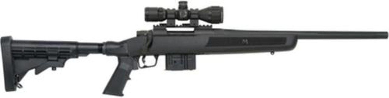 Mossberg MVP Flex Rifle 7.62mm NATO 18.5" Medium Bull Fluted Barrel, Picatinny Rail, 3-9x32mm Riflescope With Illuminated Reticle Mossberg MVP Flex Rifle 7.62mm NATO 18.5" Medium Bull Fluted Barrel, Picatinny Rail, 3-9x32mm Riflescope With Illuminated Reticle
