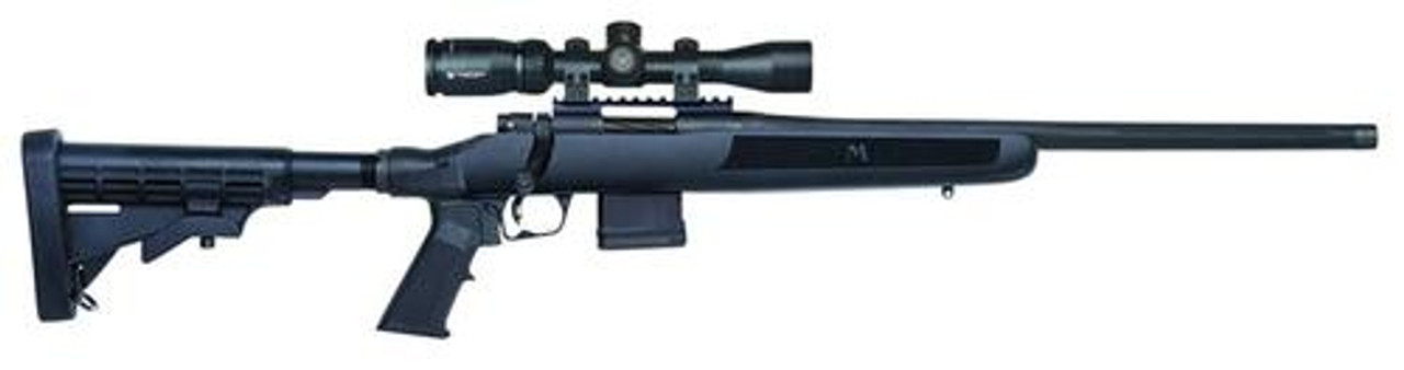 Mossberg MVP Flex Bolt 223 Remington/5.56 NATO 18.5" Barrel, 6-Position Blac, 10rd Mossberg MVP Flex Bolt 223 Remington/5.56 NATO 18.5" Barrel, 6-Position Blac, 10rd