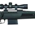 Mossberg MVP Flex Bolt 308 Win/7.62mm 18.5" Barrel, 6-Position Black Stock Blued, 10rd