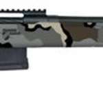Mossberg MVP LR 5.56/.223, 20" Barrel, Benchrest Adjustable Comb, KUIU Camo Stock, Blued, 10rd