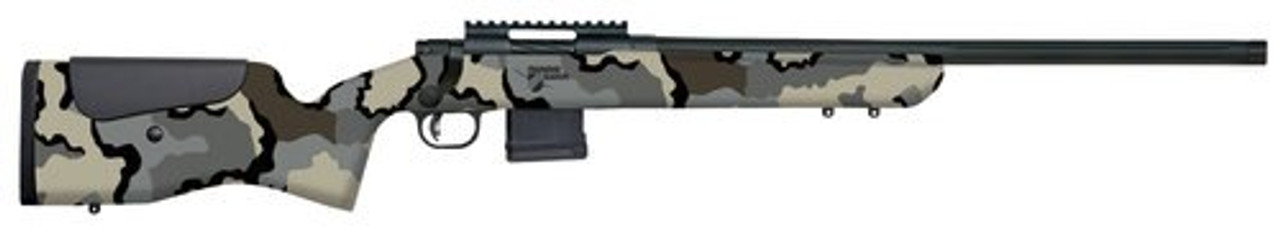 Mossberg MVP LR 5.56/.223, 20" Barrel, Benchrest Adjustable Comb, KUIU Camo Stock, Blued, 10rd Mossberg MVP LR 5.56/.223, 20" Barrel, Benchrest Adjustable Comb, KUIU Camo Stock, Blued, 10rd