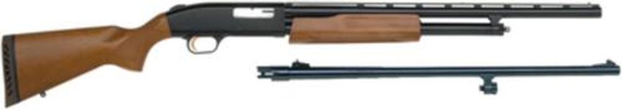 Mossberg 500 Bantam Combo Pump 20 ga 3" 22"/24" Wood Stock Blued Mossberg 500 Bantam Combo Pump 20 ga 3" 22"/24" Wood Stock Blued
