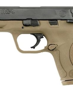 Smith & Wesson M&P Compact 45 ACP 4" Barrel, Ambi Safety Flat Dark Earth Poly Grip/Frame Black Slide, 8rd