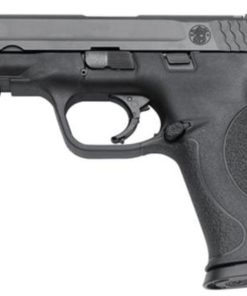 Smith & Wesson M&P Full Size 9mm, 4.25" Barrel, Black Melonite Finish, 10 Pound Trigger White Dot Sights With Mag Safety 10 Round - Ma Compliant