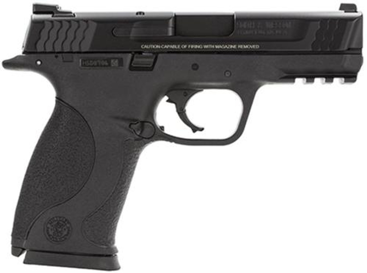 Smith & Wesson M&P 45 Double 45 ACP, 4.5", Black Interchangeable Backstrap Grip, Black Stainless Steel, *MA Compliant*, 10rd+1 Smith & Wesson M&P 45 Double 45 ACP, 4.5", Black Interchangeable Backstrap Grip, Black Stainless Steel, *MA Compliant*, 10rd+1
