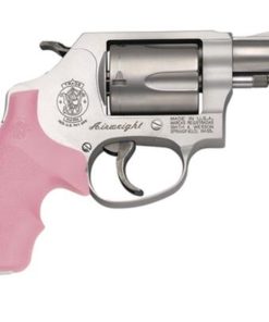 Smith & Wesson 637, 38 Special +P, 1 7/8" Barrel/Pink Rubber Grips