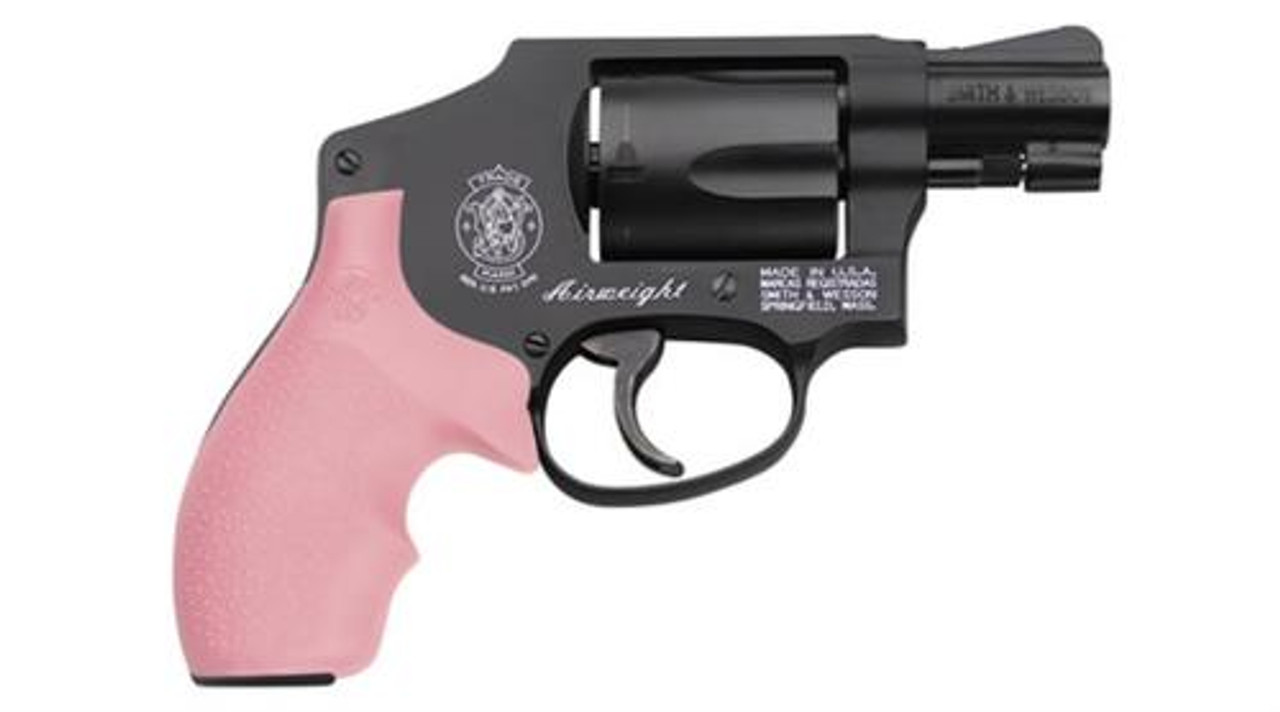 Smith & Wesson 442 Airweight 38 Spl 1.87" Barrel, Pink Grips, 5 Shot Smith & Wesson 442 Airweight 38 Spl 1.87" Barrel, Pink Grips, 5 Shot