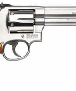 Smith & Wesson 686 Plus Deluxe, 357 Mag/38 Spec, 6" Barrel, Stainless Finish, Wood Grips, 7Rd, Adjustable Sights
