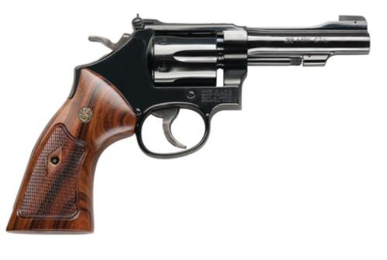Smith & Wesson 48 Classic 22 Magnum 4 Inch Blued Barrel Wood Grips 6 Round Smith & Wesson 48 Classic 22 Magnum 4 Inch Blued Barrel Wood Grips 6 Round