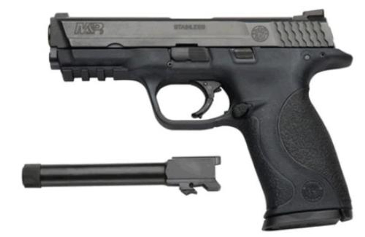 Smith & Wesson M&P9 Pistol, Extra Threaded Barrel, Silencer Ready, 17 Rnd Mag Smith & Wesson M&P9 Pistol, Extra Threaded Barrel, Silencer Ready, 17 Rnd Mag