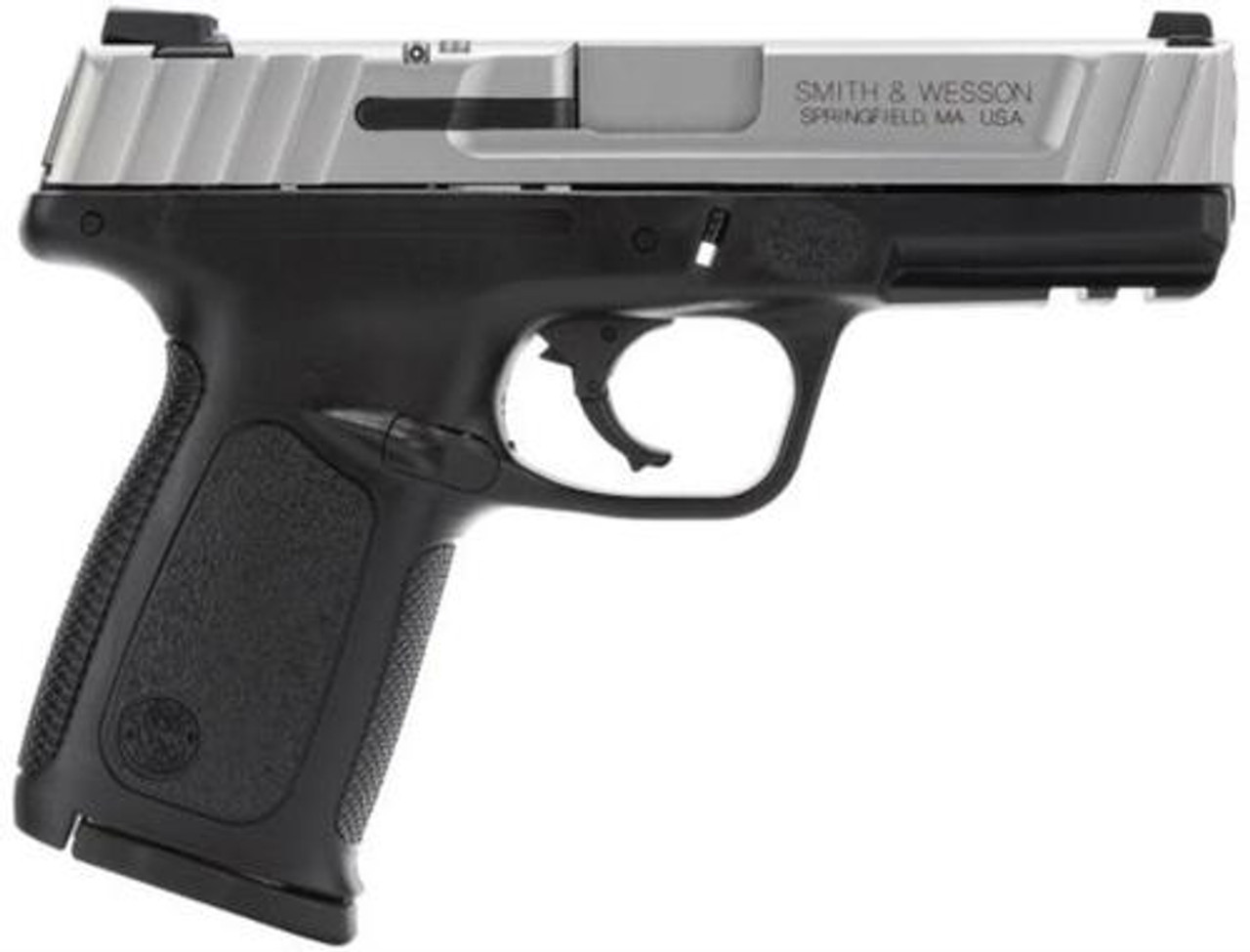 Smith & Wesson SD VE *MA Compliant* 40S&W 4" Barrel, Black Poly Frame/SS Slide, 10rd Smith & Wesson SD VE *MA Compliant* 40S&W 4" Barrel, Black Poly Frame/SS Slide, 10rd