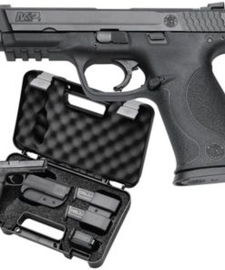 Smith & Wesson M&P Carry & Range Kit 9mm, 4.25" Barrel, 10 lb Trigger Pull, Includes Holster, Mag Pouch, Earplugs, 3 Magazines, Speed Loader, 10 Rounds - MA Compliant