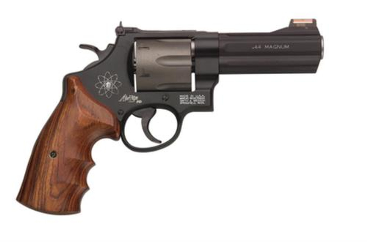 Smith & Wesson 329 Personal Defense 44 Mag 4" 6rd Hiviz Sight Wood Grip Titanium Smith & Wesson 329 Personal Defense 44 Mag 4" 6rd Hiviz Sight Wood Grip Titanium