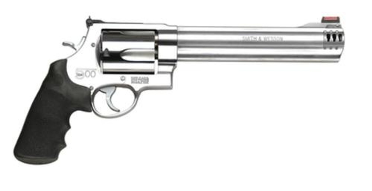 Smith & Wesson 500 S&W Magnum, 8 3/8" Ported Barrel, High Viz Sights, SS Fini9sh Smith & Wesson 500 S&W Magnum, 8 3/8" Ported Barrel, High Viz Sights, SS Fini9sh