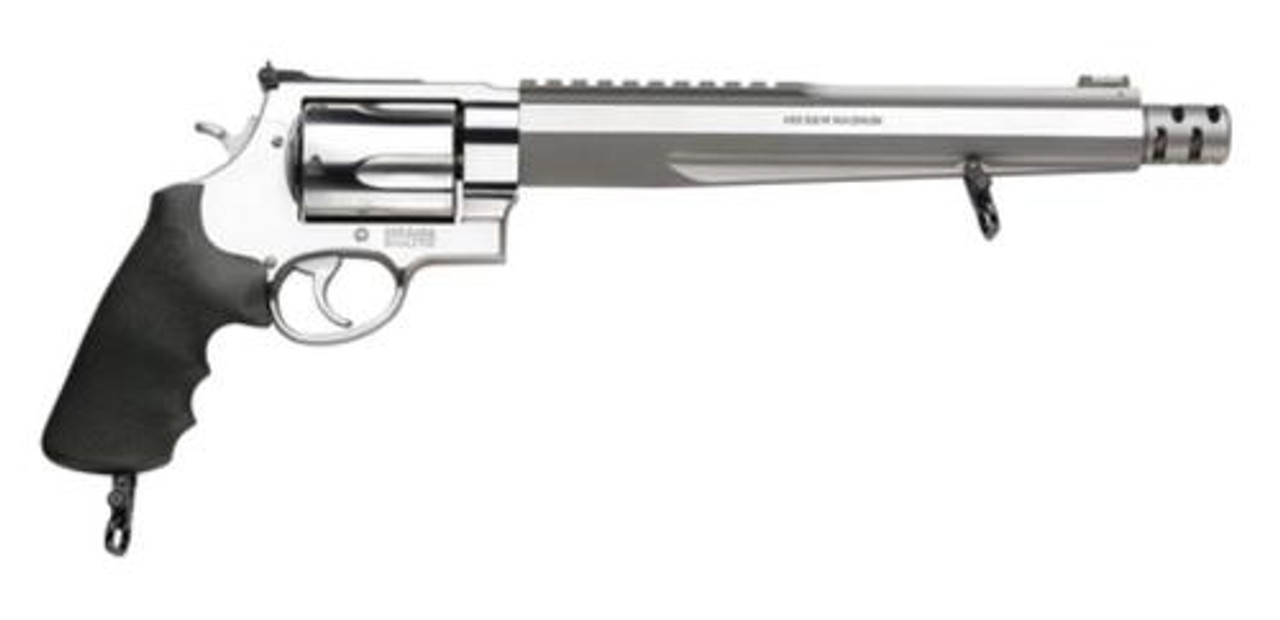 Smith & Wesson 460XVR, Extra-Large, 460SW, 10.5" Barrel, Stainless Steel Finish, Rubber Grips, Adjustable Sights, 5Rd Smith & Wesson 460XVR, Extra-Large, 460SW, 10.5" Barrel, Stainless Steel Finish, Rubber Grips, Adjustable Sights, 5Rd