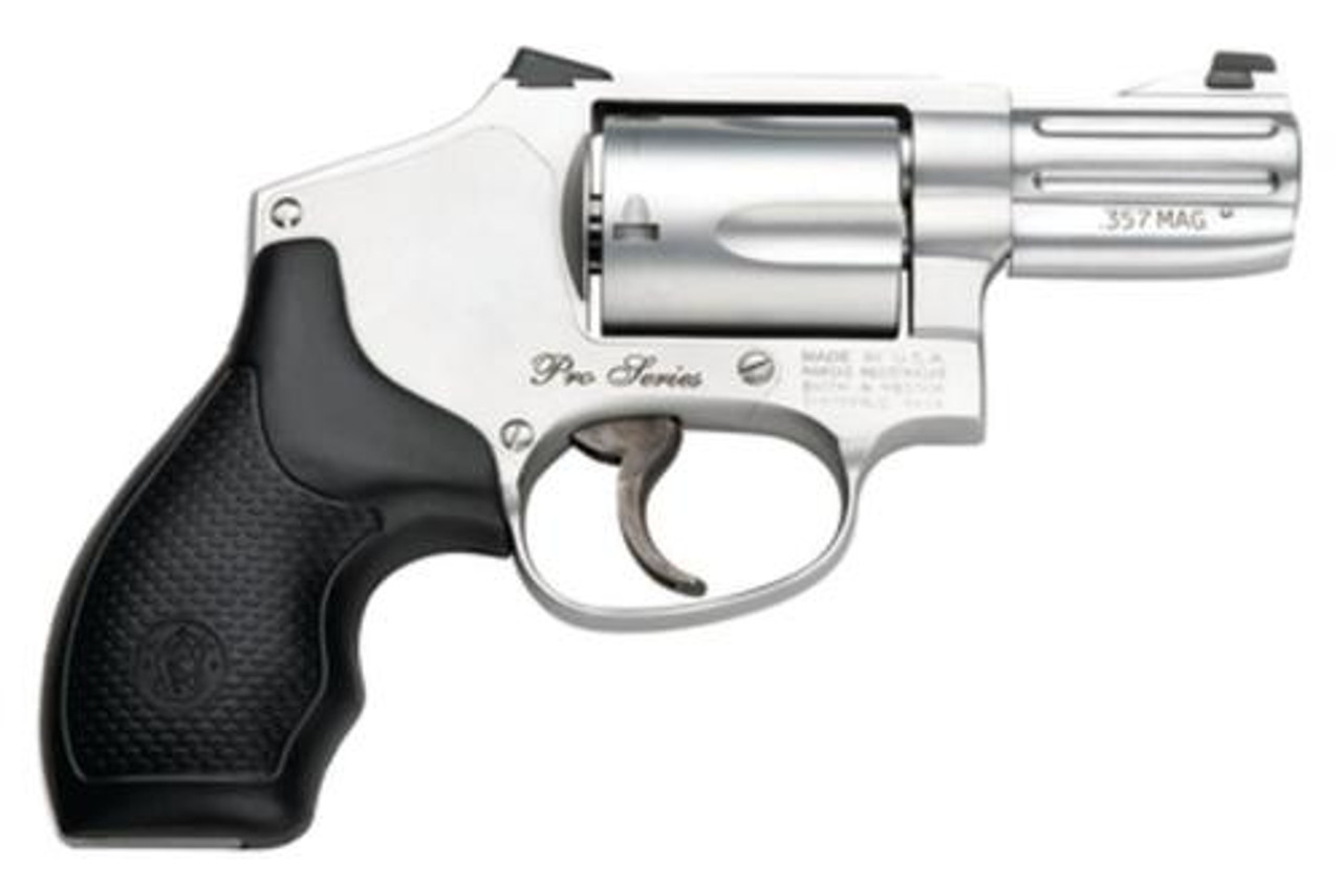 Smith & Wesson 640 Pro .357 Ma/38 Spec 2" Barrel Satin SS Finish Night Sights Full Moon Clips 5 Round Smith & Wesson 640 Pro .357 Ma/38 Spec 2" Barrel Satin SS Finish Night Sights Full Moon Clips 5 Round