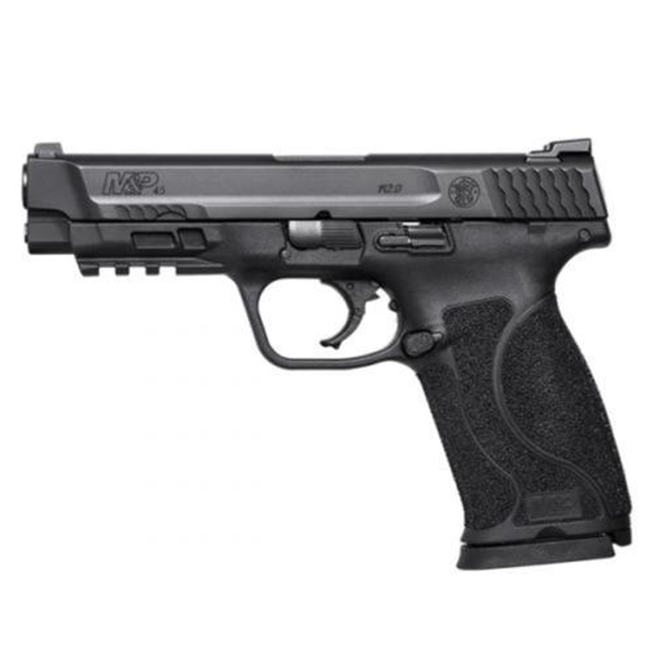 Smith & Wesson M&P M2.0 45 ACP, 4.5", No Mag Safety,, , Black, 10 rd Smith & Wesson M&P M2.0 45 ACP, 4.5", No Mag Safety,, , Black, 10 rd
