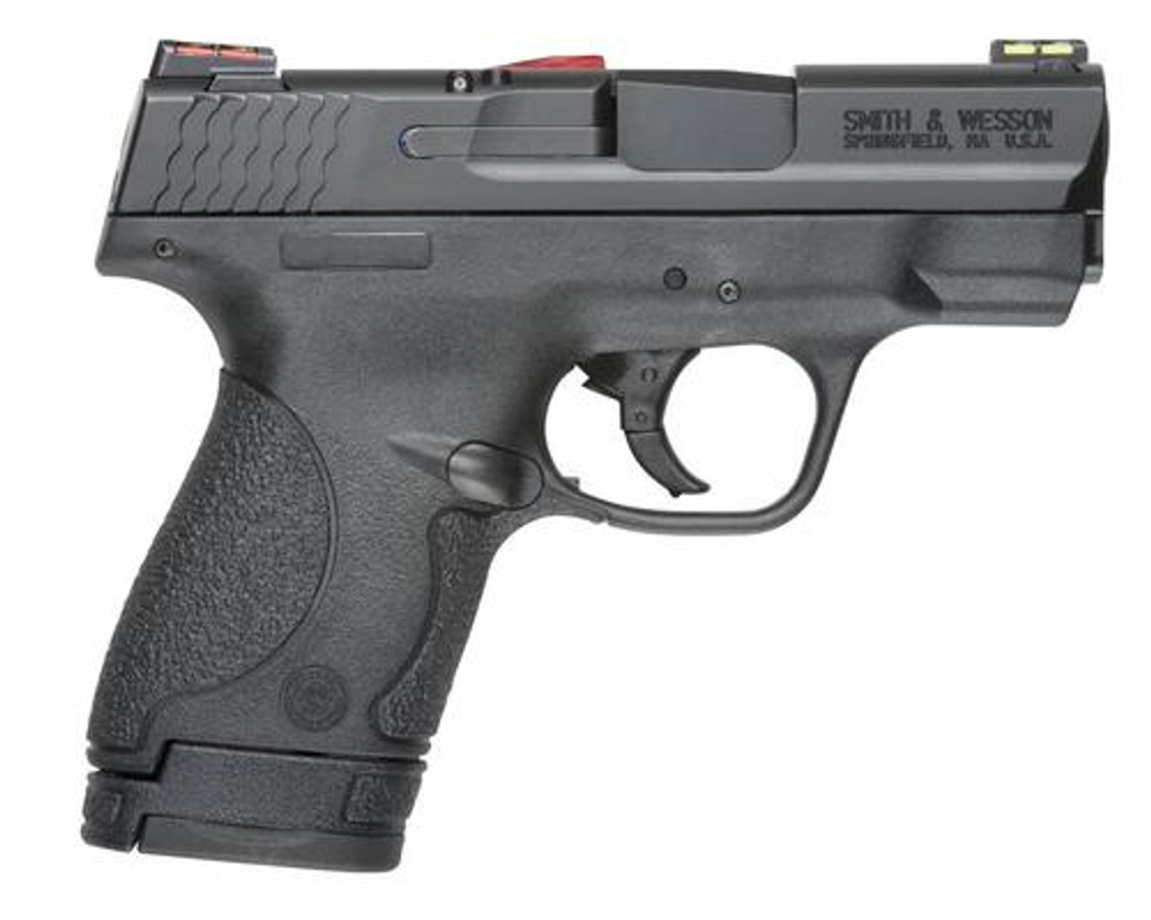 Smith & Wesson M&P9 Shield, CA Legal, 9mm, 3.1", HiViz 2.0 7/8R Smith & Wesson M&P9 Shield, CA Legal, 9mm, 3.1", HiViz 2.0 7/8R