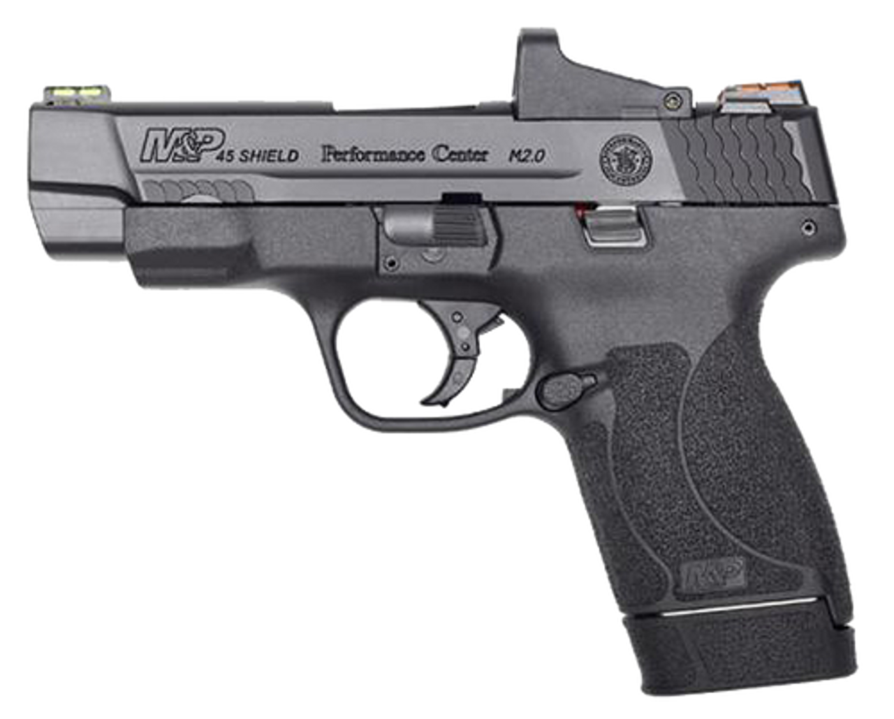 Smith & Wesson Shield M2.0 Performance Center 45 ACP, 4" 6rd/7rd, Black Smith & Wesson Shield M2.0 Performance Center 45 ACP, 4" 6rd/7rd, Black
