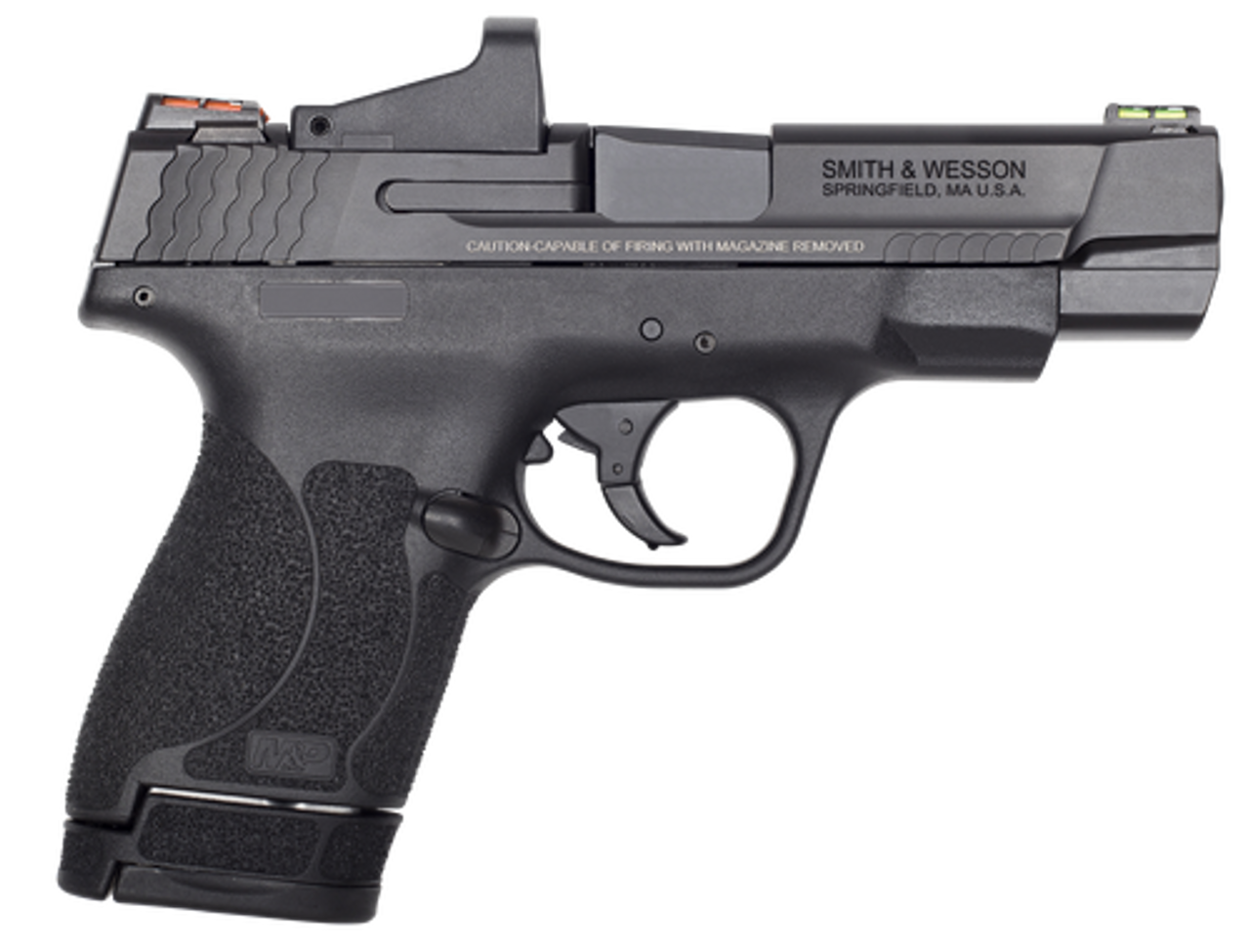 Smith & Wesson M&P Shield M2.0 Performance Center, 4" Barrel, Red Dot, Black, Stainless Slide, 6rd 7rd Smith & Wesson M&P Shield M2.0 Performance Center, 4" Barrel, Red Dot, Black, Stainless Slide, 6rd 7rd