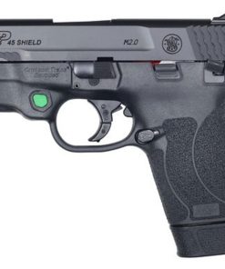 Smith & Wesson M&P45 Shield M2.0 45 ACP, 3.3", Crimson Trace Green, 7rd