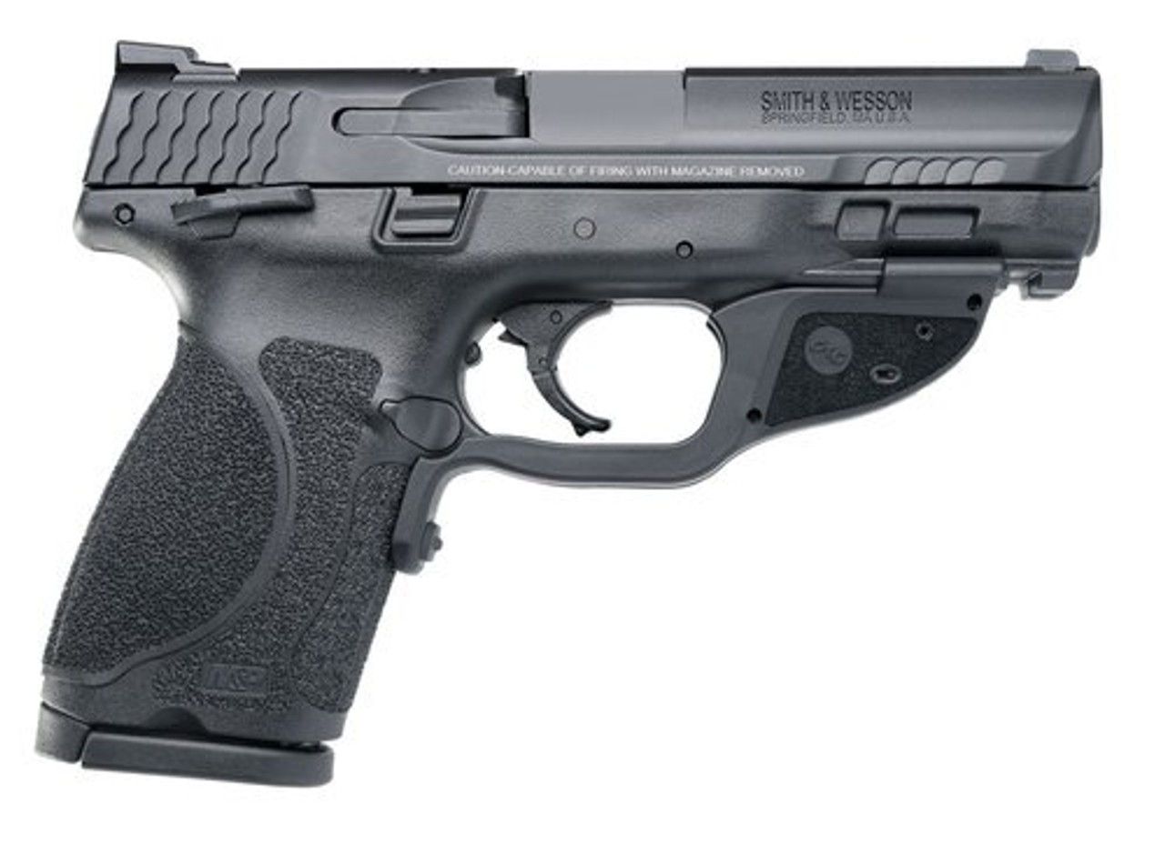 Smith & Wesson M&P9C M2.0 9mm, 4", TS Crimson Trace Green, 15rd Smith & Wesson M&P9C M2.0 9mm, 4", TS Crimson Trace Green, 15rd