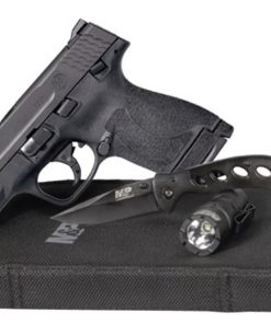 Smith & Wesson M&P9 Shield 2.0 EDC 9mm 3" Barrel, Knife, Light and Zipper Pouch, 2- 8rd Mags