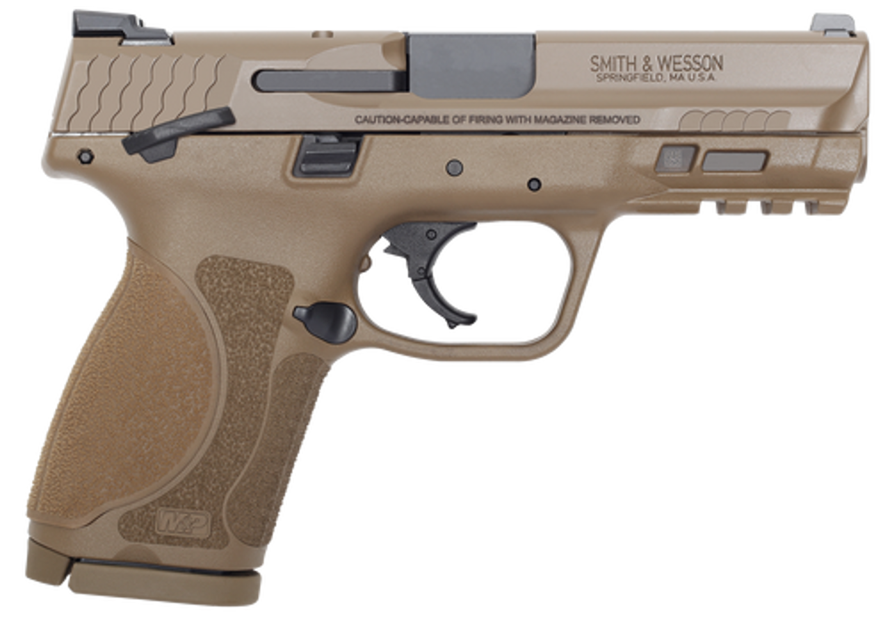 Smith & Wesson M&P9C M2.0 9mm, 4" Barrel, TS Flat Dark Earth, 15rd Smith & Wesson M&P9C M2.0 9mm, 4" Barrel, TS Flat Dark Earth, 15rd
