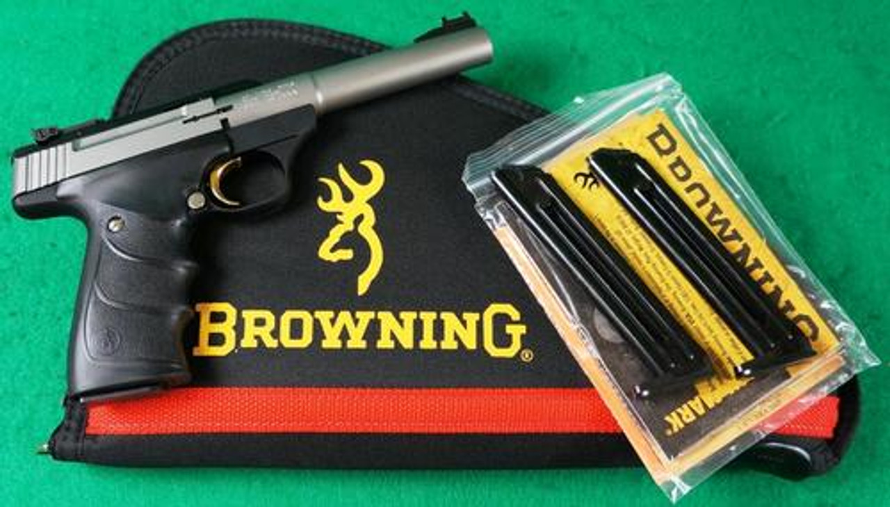 Browning Buck Mark Package 22LR Camper URX S/S 3 Mags & Pistol Rug Browning Buck Mark Package 22LR Camper URX S/S 3 Mags & Pistol Rug