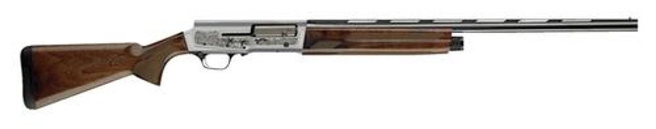 Browning A5 Ultimate 12 Ga, 3" Chamber, 28" Barrel, Silver Receiver, Walnut Stock, 4Rd Browning A5 Ultimate 12 Ga, 3" Chamber, 28" Barrel, Silver Receiver, Walnut Stock, 4Rd