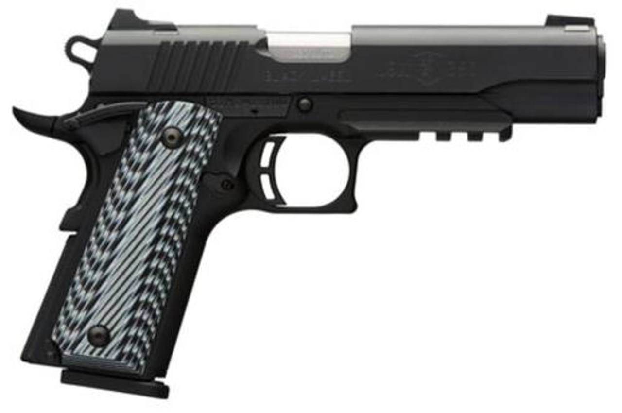 Browning Black Label Pro 1911, .380 ACP, 4.25", 8rd, NS, G10 Grips Browning Black Label Pro 1911, .380 ACP, 4.25", 8rd, NS, G10 Grips