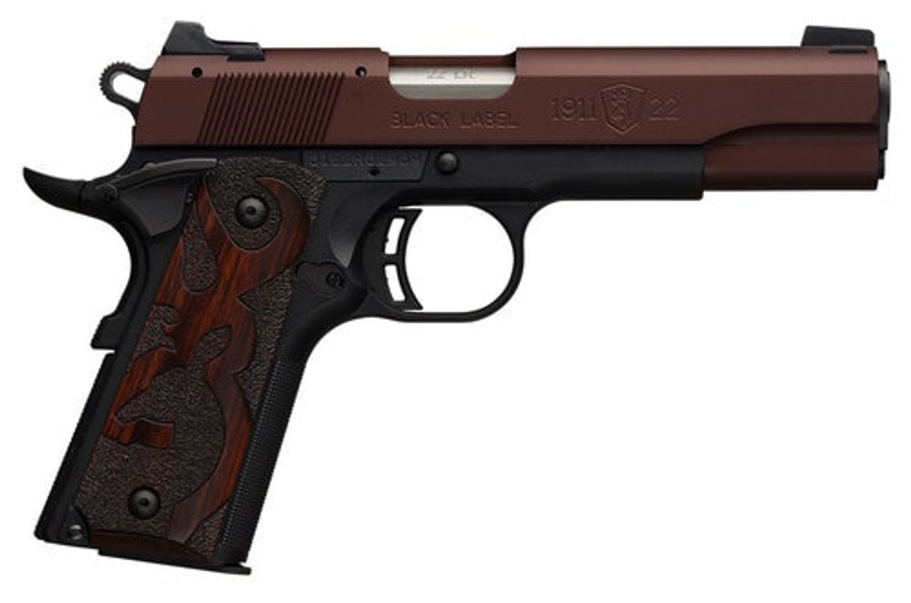 Browning 1911 22Lr, Black/Blued, 4.25", Bronze Browning 1911 22Lr, Black/Blued, 4.25", Bronze