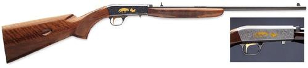 Browning SA-22 Grade VI 22LR 19.25" Barrel, Gloss Wal Stock Gray Satin, 12rd Browning SA-22 Grade VI 22LR 19.25" Barrel, Gloss Wal Stock Gray Satin, 12rd